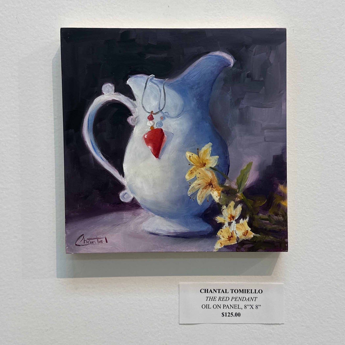 The Red Pendant by Chantal Tomiello