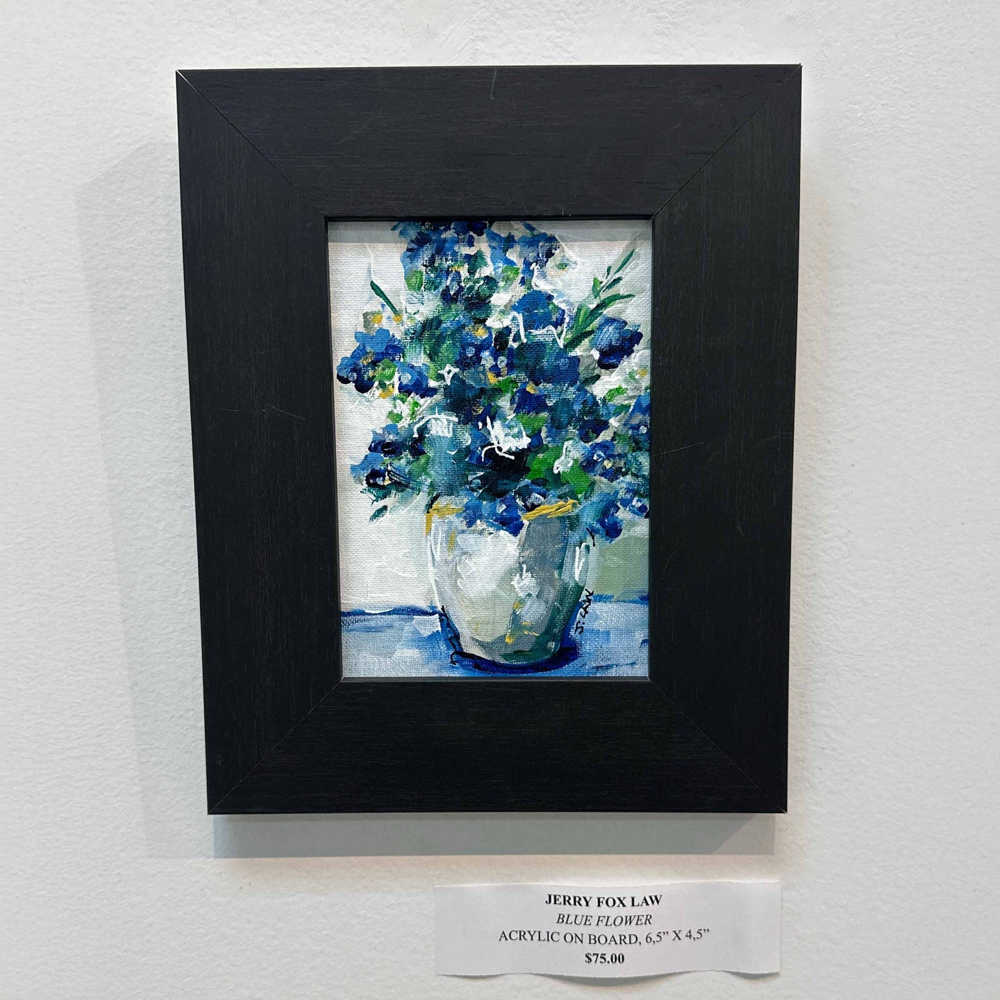 Blue Flower by Jerry Fox Law