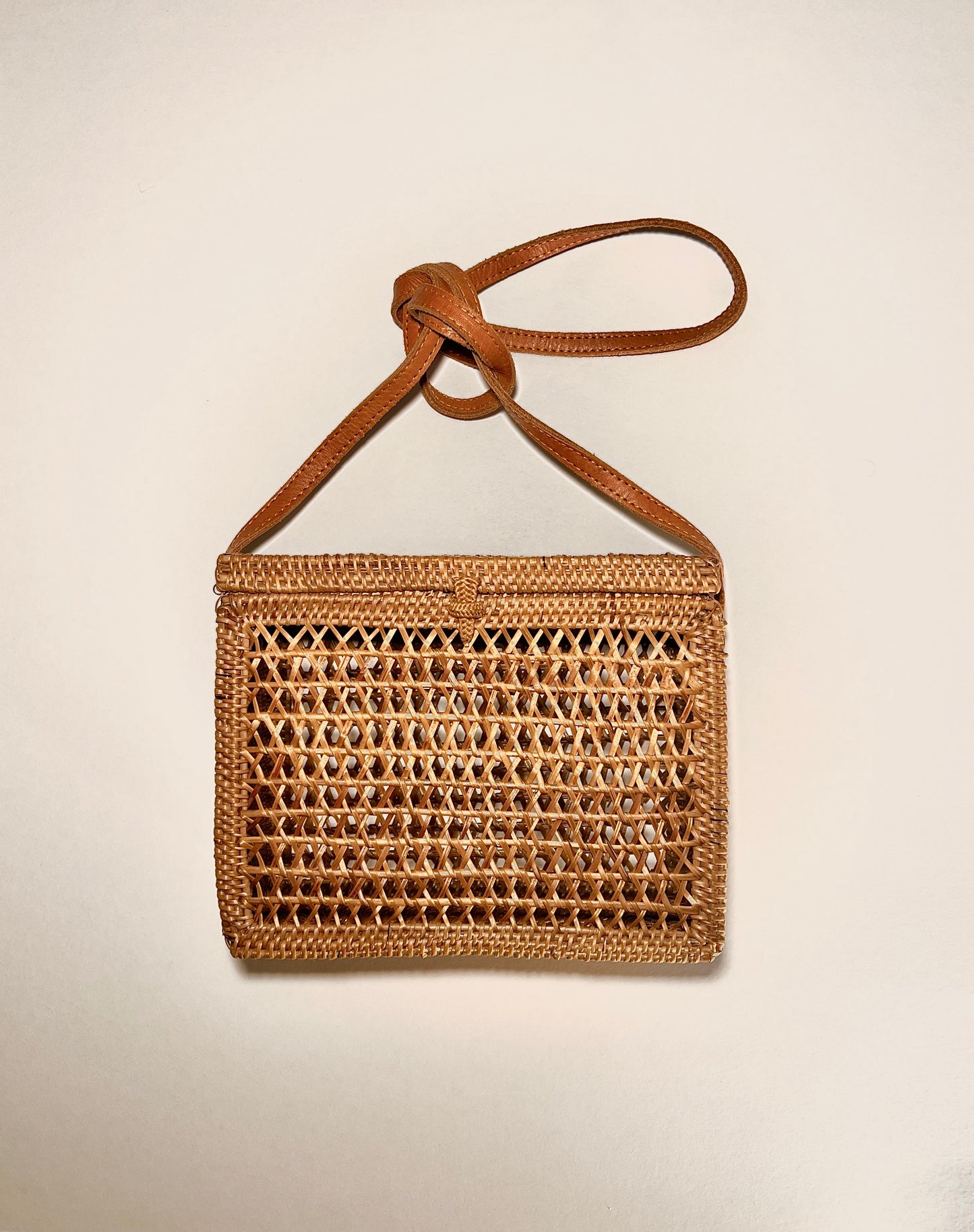 The Perfect Rattan Crossbody Bag