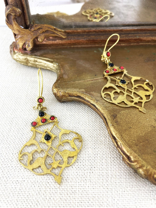 The Brass Chandelier Earrings